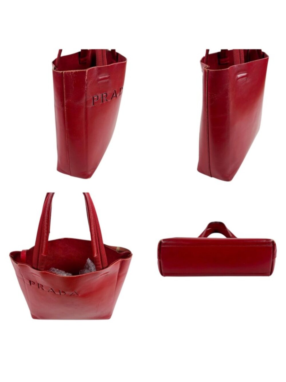 Prada Pouch Mini Tote Perforated Leather - Picture 4 of 15